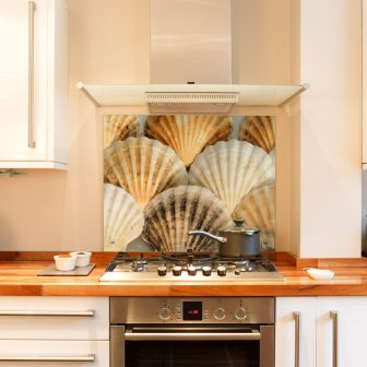 Shells kitchen splashback