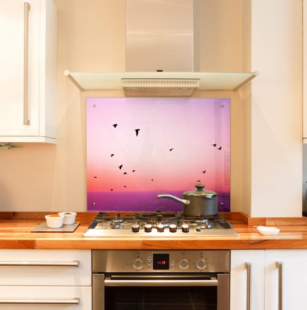 Birds on the Wing kitchen splashaback